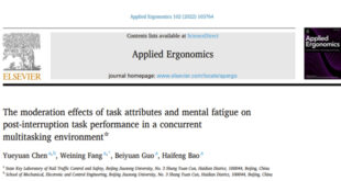 The moderation effects of task attributes and mental fatigue on<br>post-interruption task performance in a concurrent multitasking environment