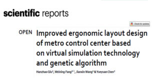 Improved ergonomic layout designof metro control center basedon virtual simulation technologyand genetic algorithm