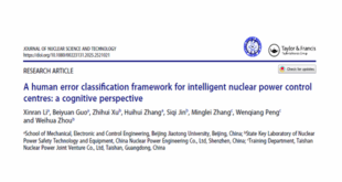 A human error classification framework for intelligent nuclear power control centres: a cognitive perspective